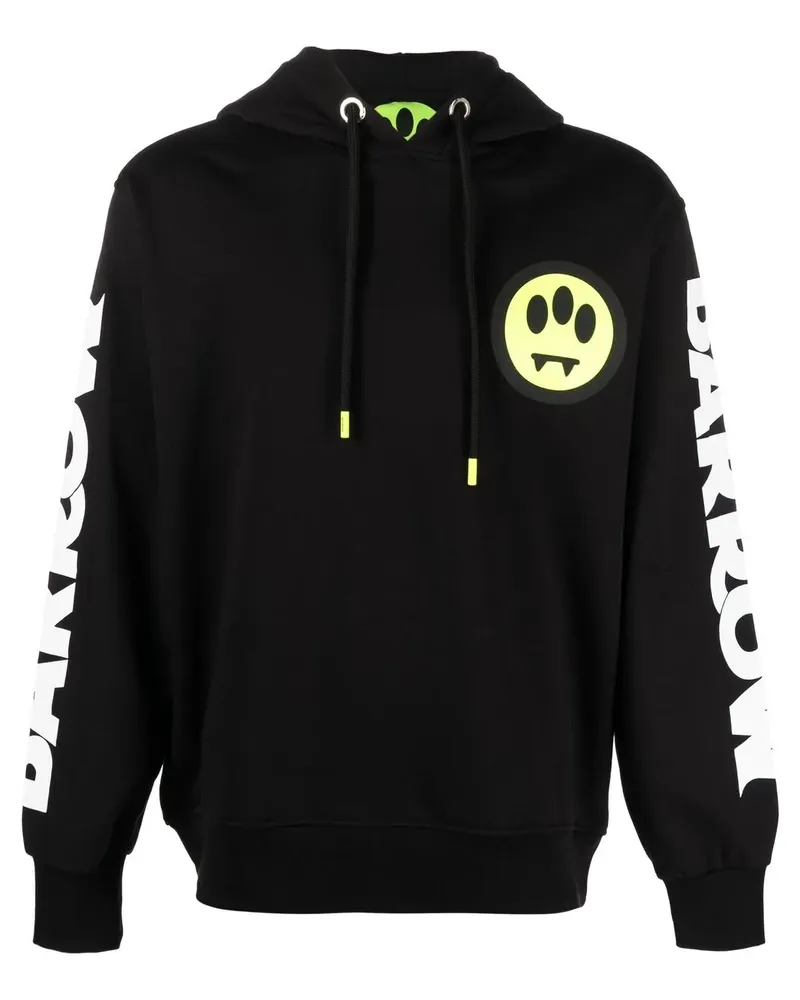 BARROW Hoodie mit Logo-Print - Schwarz Schwarz