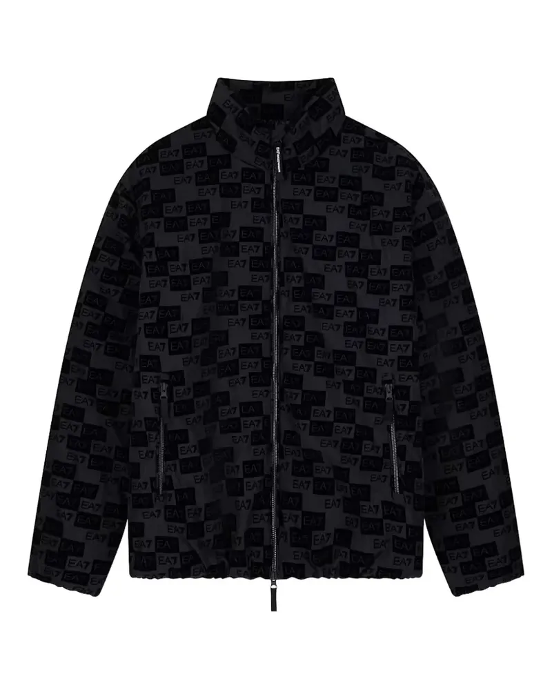 EA7 Jacke mit Stehkragen - Schwarz Schwarz