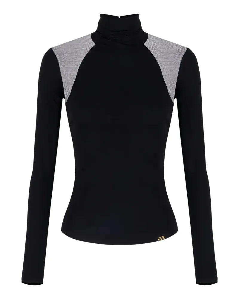 Elisabetta Franchi long-sleeved top - Schwarz Schwarz
