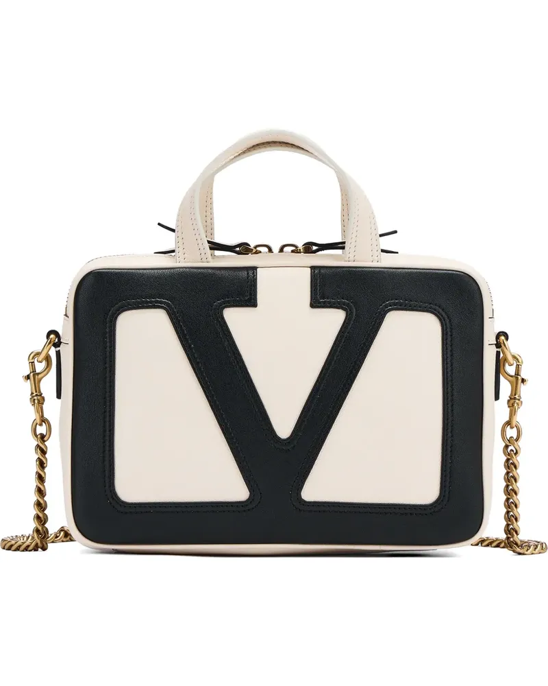 Valentino Garavani VLogo Tote Bag mit Kettenriemen - Nude Nude
