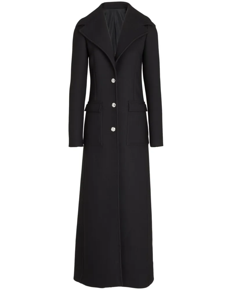 Giambattista Valli Mantel aus Gabardine - Schwarz Schwarz