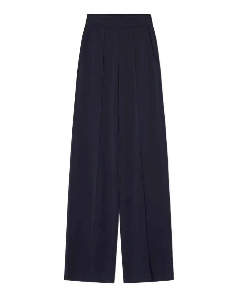 Lanvin Palazzohose mit Taschen - Blau Blau