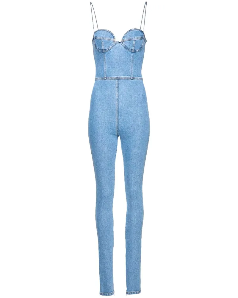 Magda Butrym Jeans-Jumpsuit - Blau Blau