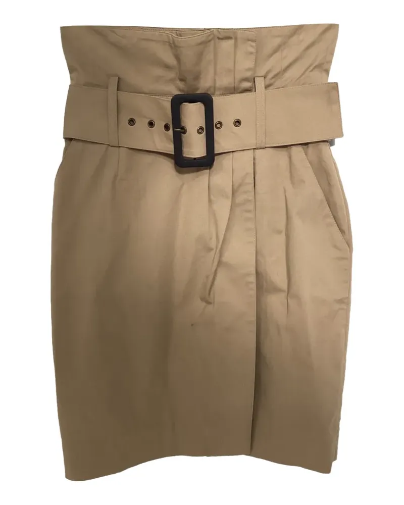 ba&sh Kim belt mini skirt - Nude Nude