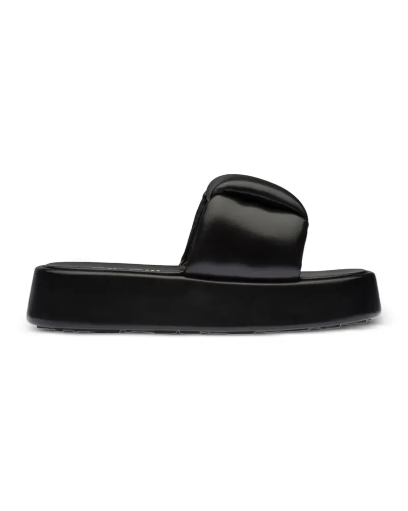 Miu Miu platform nappa sandals - Schwarz Schwarz