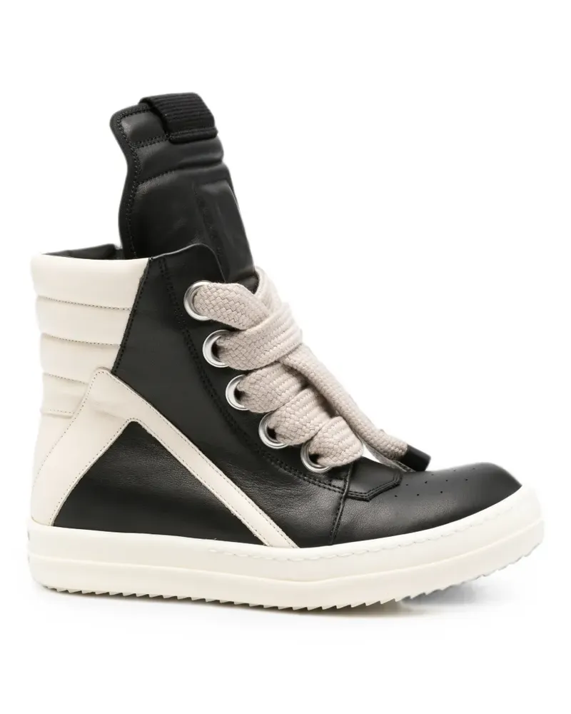 Rick Owens Geobasket lace-up sneakers - Schwarz Schwarz