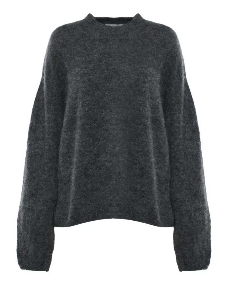 FRANKIE Shop Pullover mit gebürstetem Finish - Grau Grau