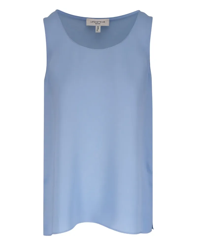 Lafayette148 Top mit U-Ausschnitt - Blau Blau