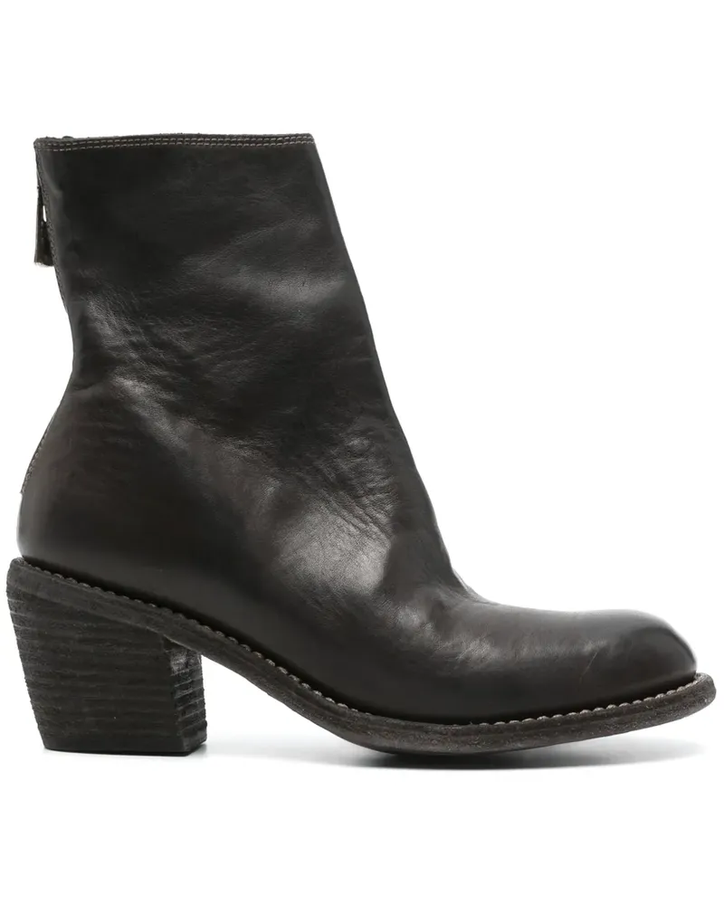 GUIDI Klassische Cowboystiefel 70mm - Braun Braun