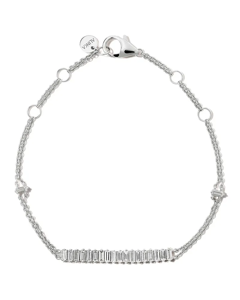 Alinka 18kt 'Aurora' Weißgoldarmband - Silber Silber