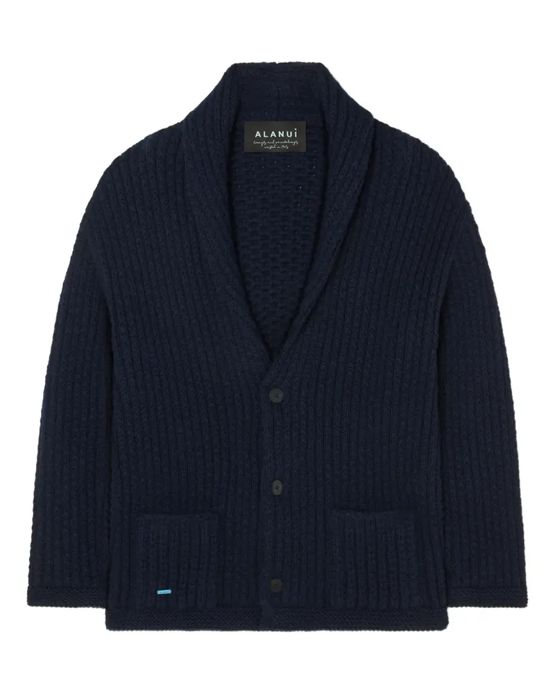 Alanui Cardigan mit geknöpfter Tasche - Blau Blau