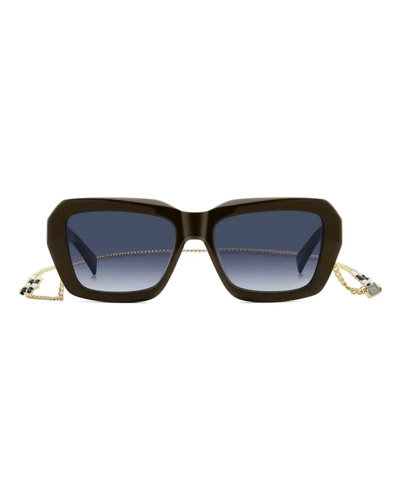 Missoni Sonnenbrille mit eckigem Gestell - Braun Braun