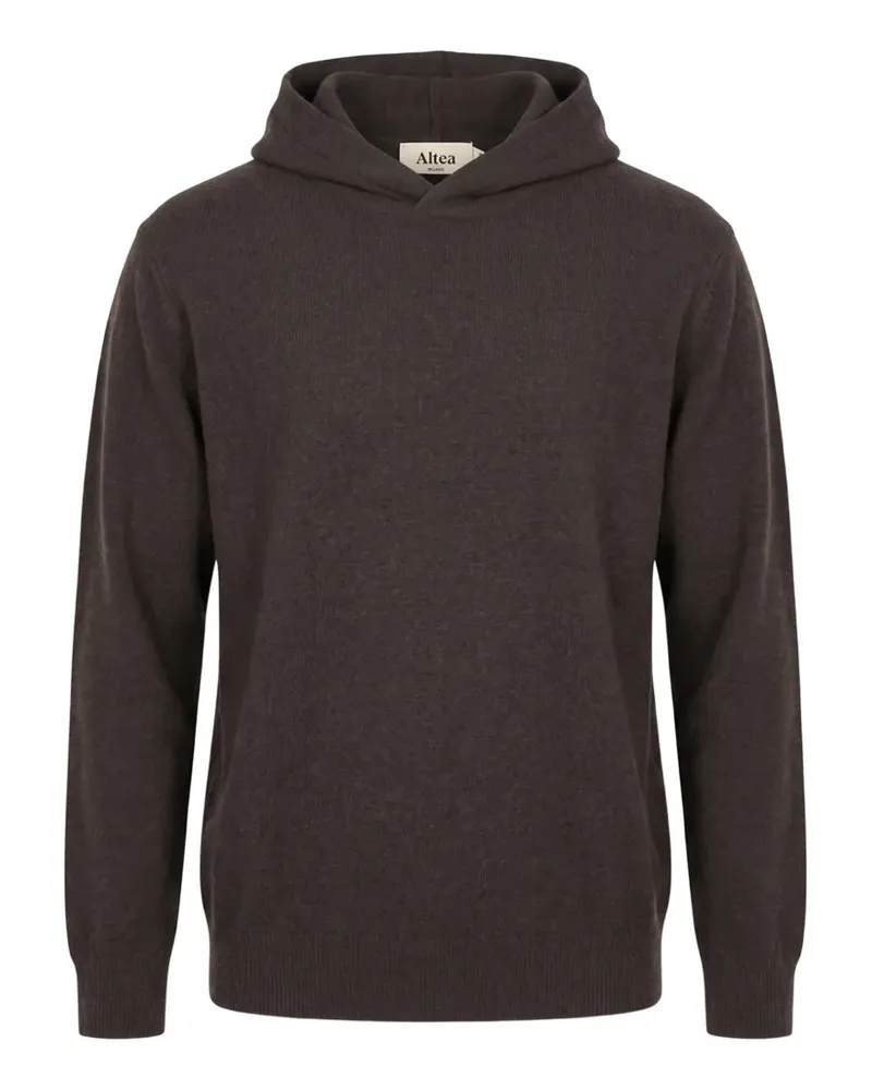Altea wool knit hoodie - Braun Braun