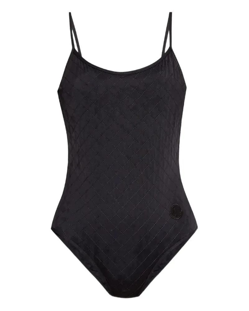 Moncler Rückenfreier Badeanzug - Schwarz Schwarz