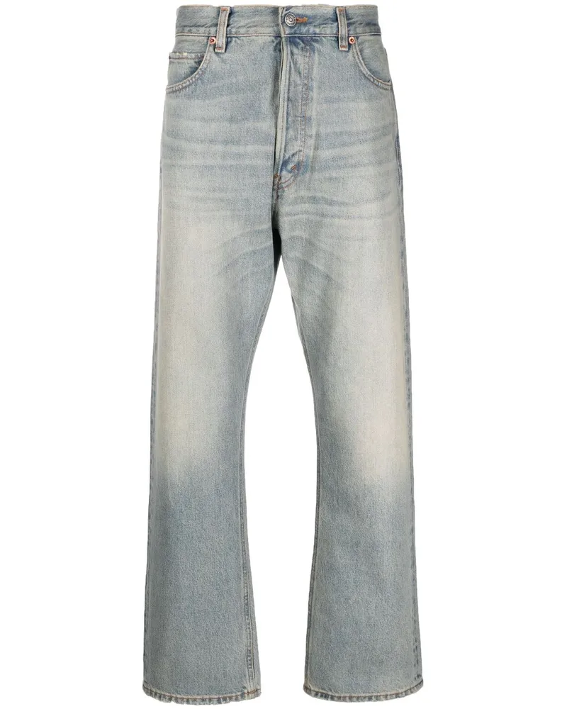 Haikure Louise Straight-Leg-Jeans Blau