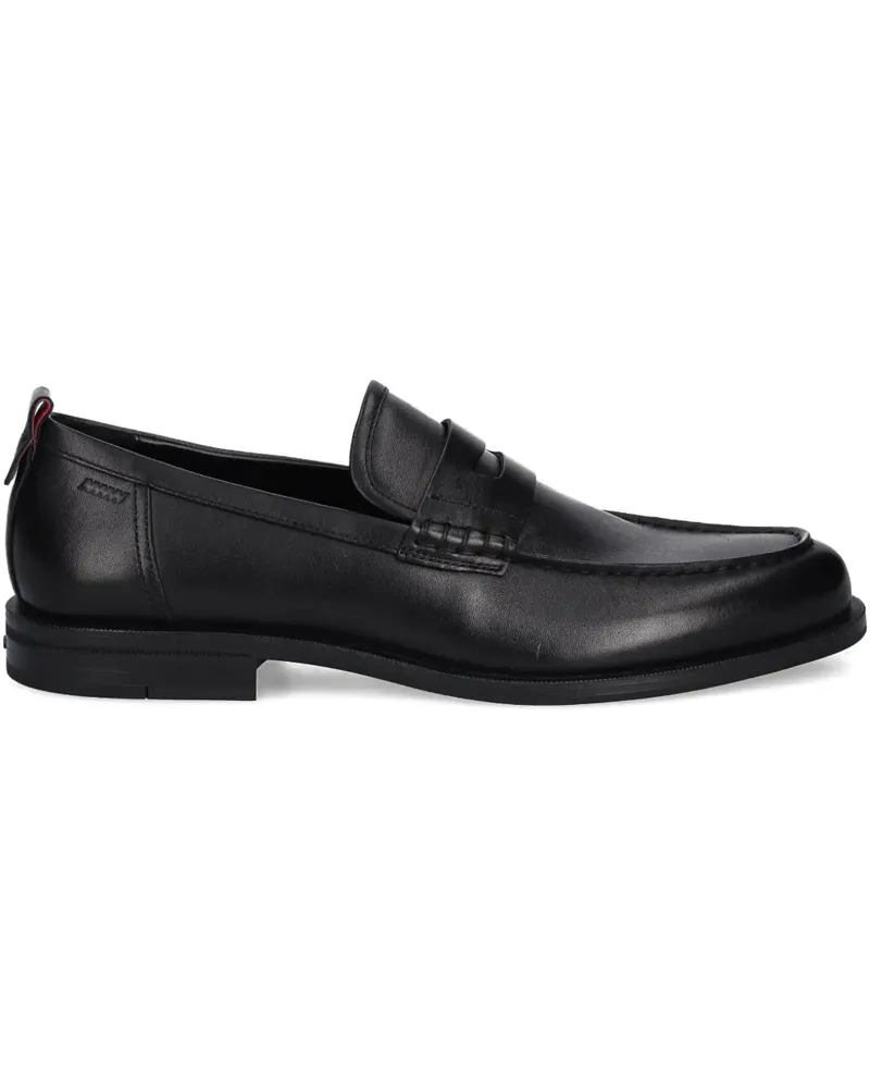 HUGO BOSS band-detail loafers - Schwarz Schwarz