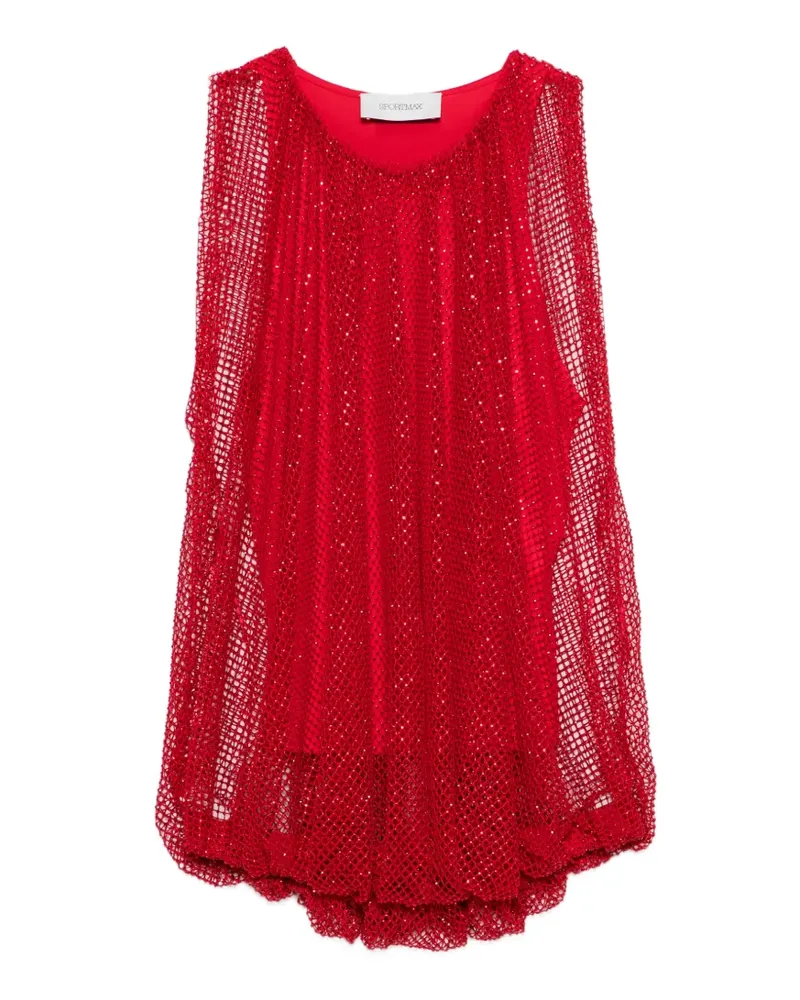 SPORTMAX mesh top - Rot Rot