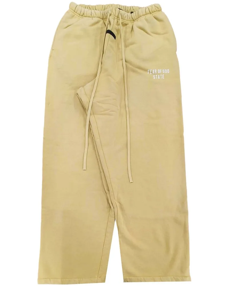Fear of God Jogginghose mit Logo-Print - Nude Nude