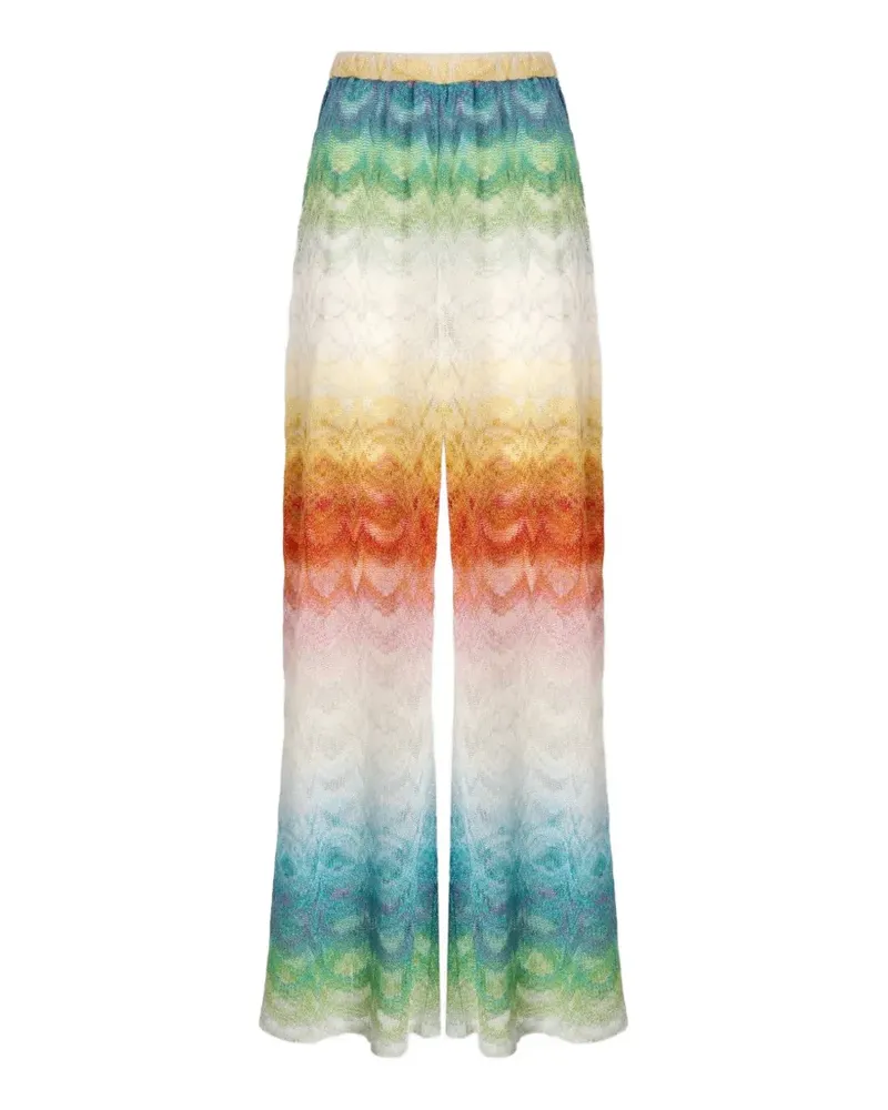 Missoni Gemusterte Hose - Weiß Weiß