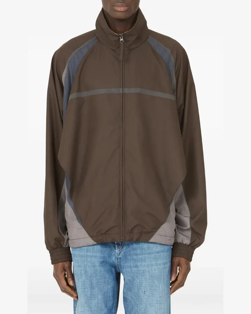 Maison Margiela Leichte Jacke mit Reißverschluss - Braun Braun