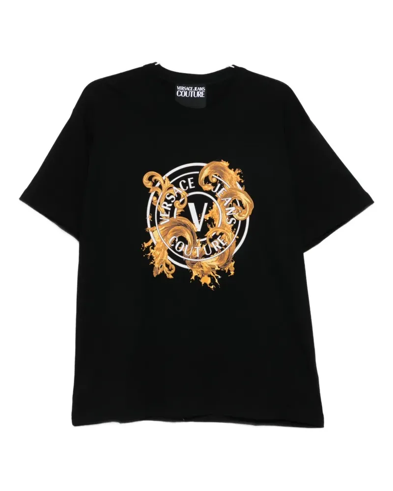 Versace Jeans logo-printed T-shirt - Schwarz Schwarz