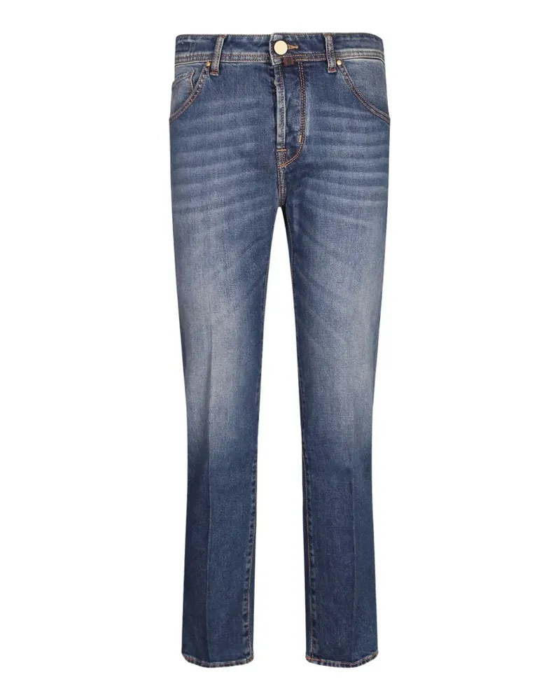 Jacob Cohën faded-effect straight-leg jeans - Blau Blau