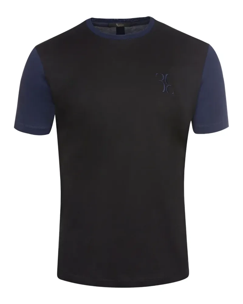 Billionaire T-Shirt mit BB-Stickerei - Blau Blau