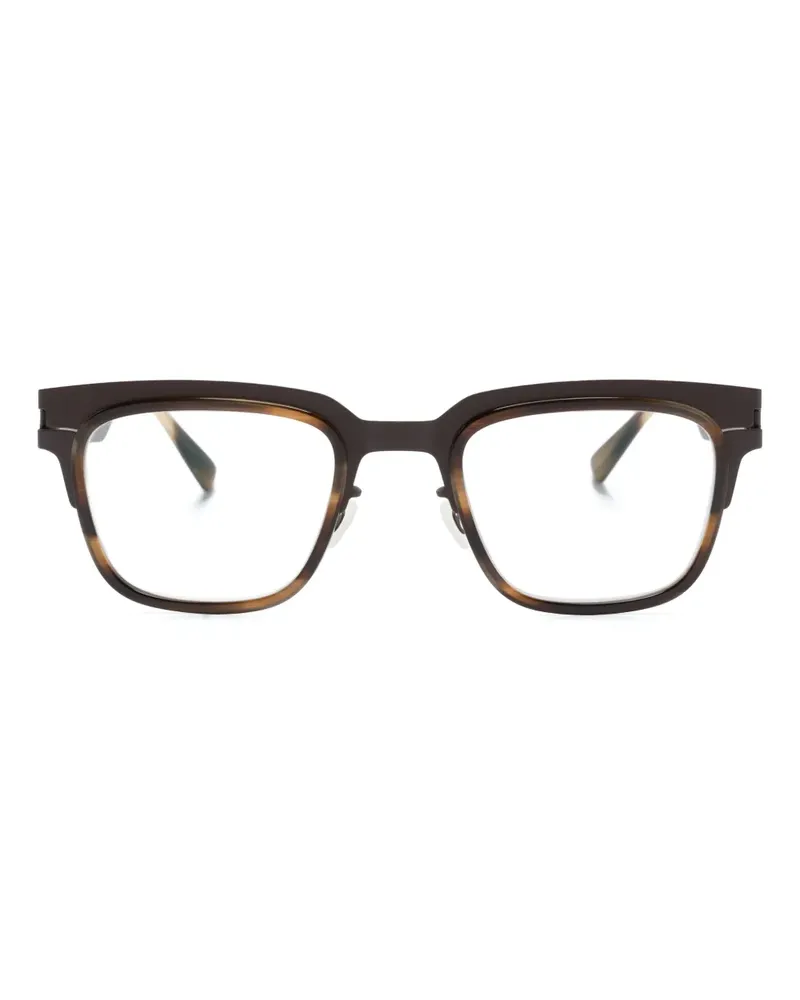 Mykita Raymond Brille mit eckigem Gestell - Braun Braun