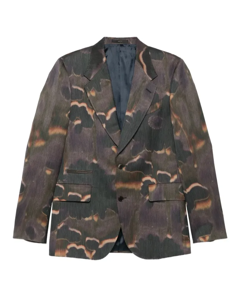 Paul Smith Sakko mit abstraktem Print - Grau Grau
