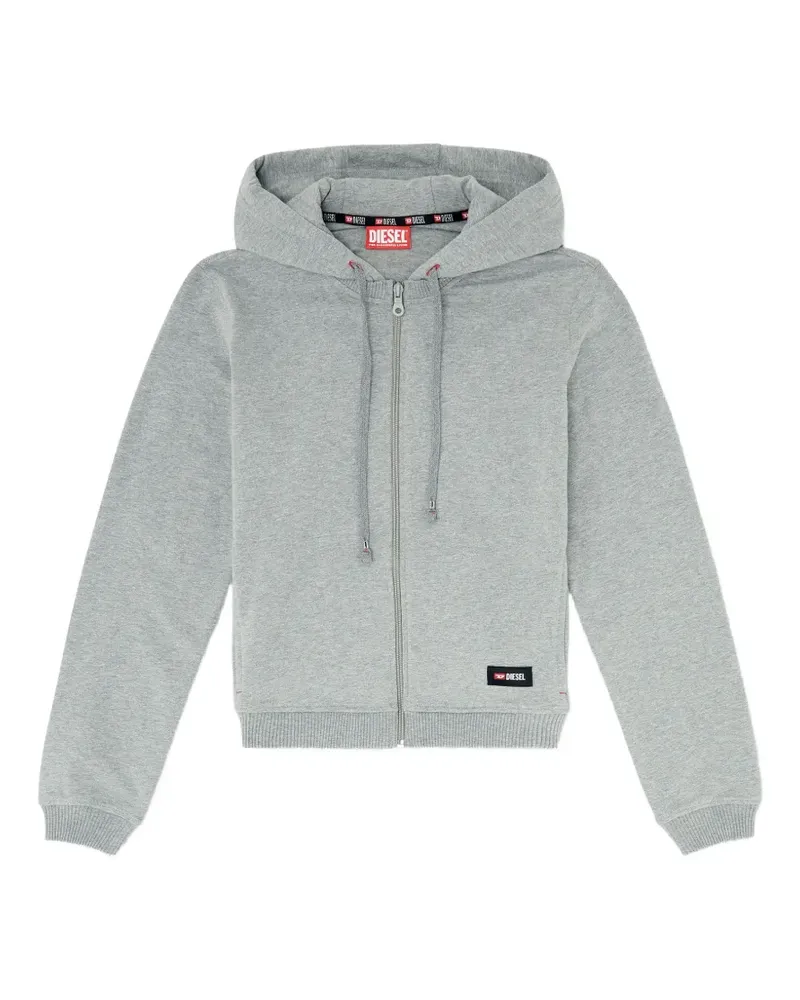 Diesel zip-up drawstring hoodie - Grau Grau