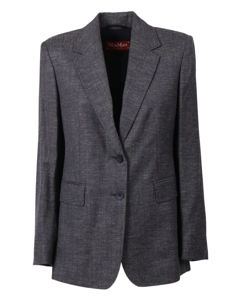 Max Mara Hodeida Jacke mit Knöpfen - Blau Blau