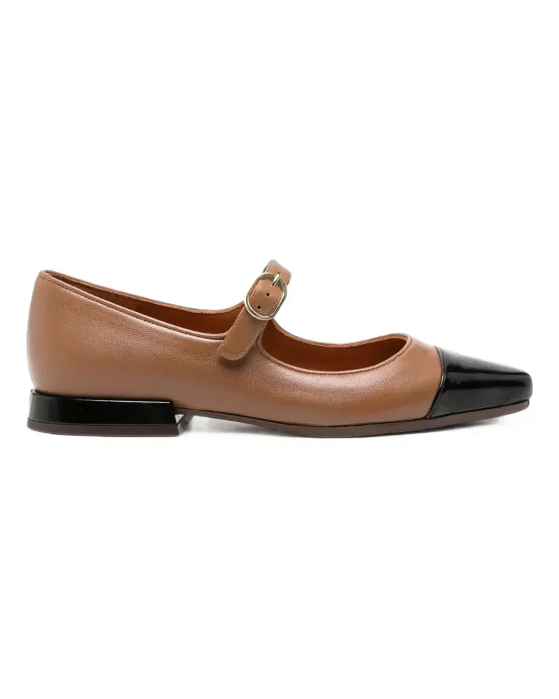 Chie Mihara buckle-strap ballet flats - Braun Braun