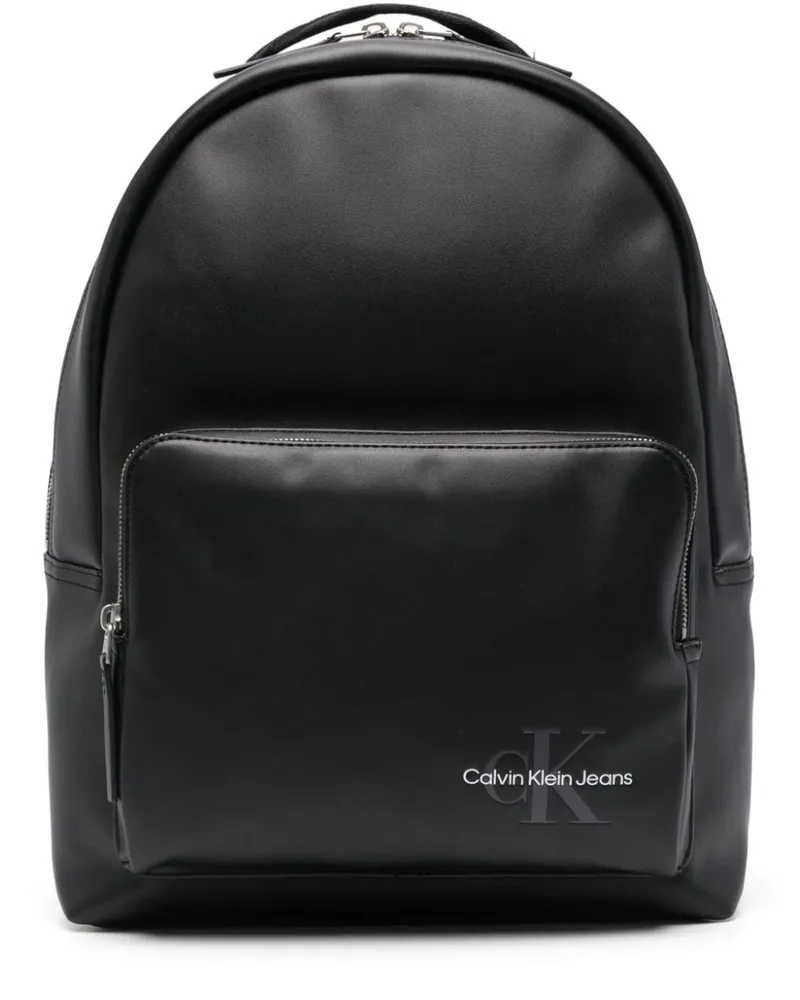 Calvin Klein Rucksack mit Logo-Prägung Schwarz