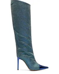 Alexandre Vauthier Stiefel 100mm Blau