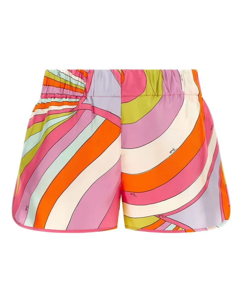 Emilio Pucci Shorts mit elastischem Bund - Orange Orange