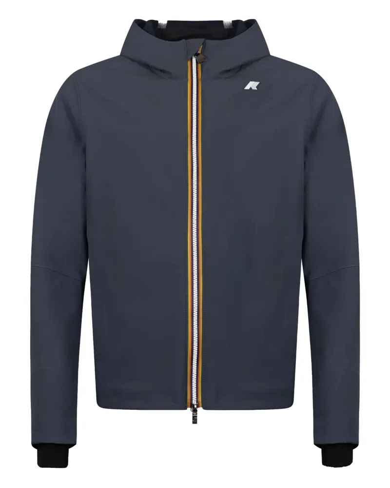K-Way Kapuzenjacke mit Reißverschluss - Blau Blau