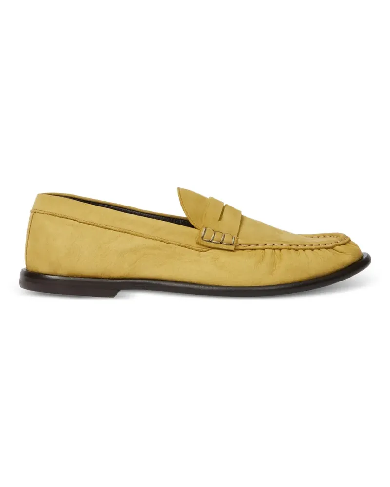 Paul Smith Faron Loafer aus Nubukleder - Gelb Gelb