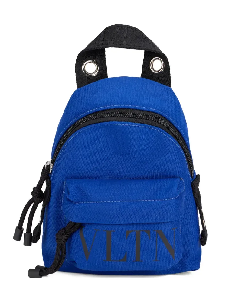 Valentino Garavani logo top-handle backpack - Blau Blau