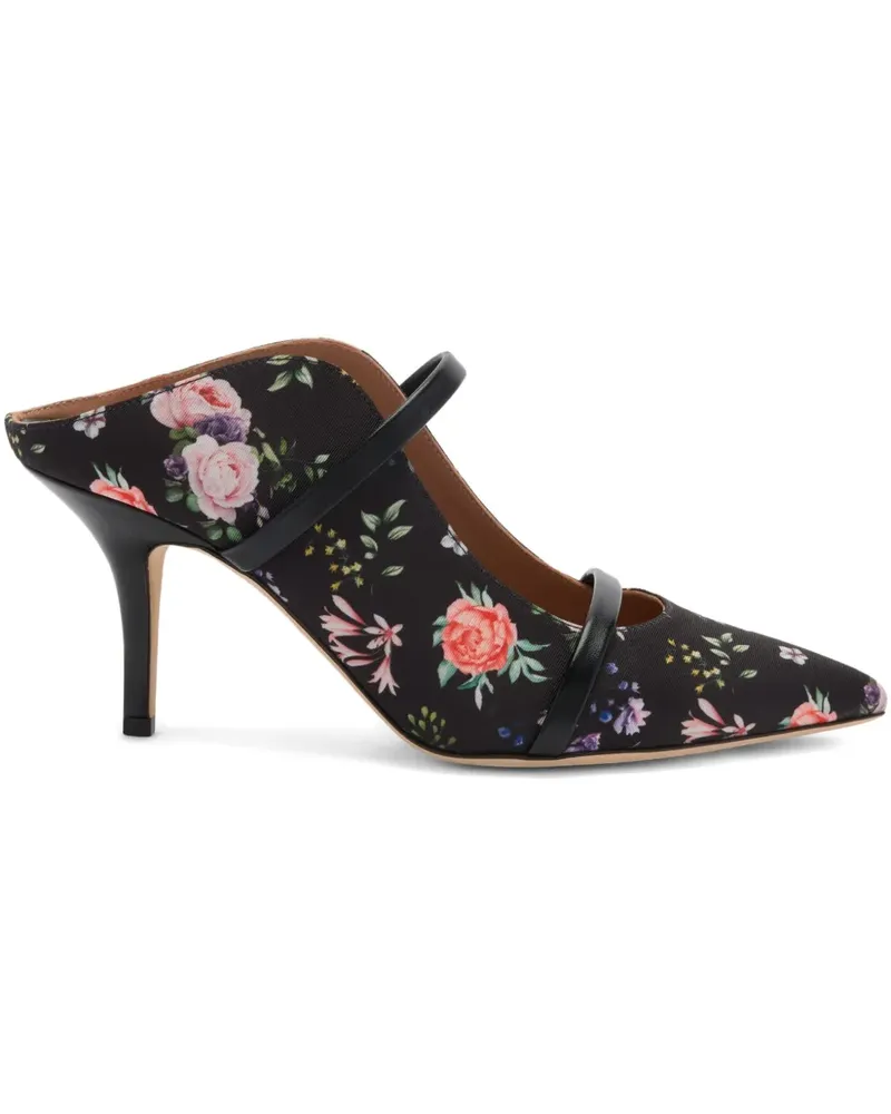 Malone Souliers Maureen Mules 70mm - Schwarz Schwarz