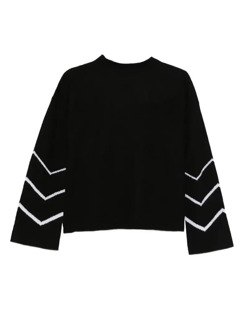 Pennyblack Gestreifter Pullover - Schwarz Schwarz
