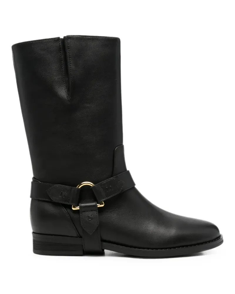Coccinelle harness leather boots - Schwarz Schwarz