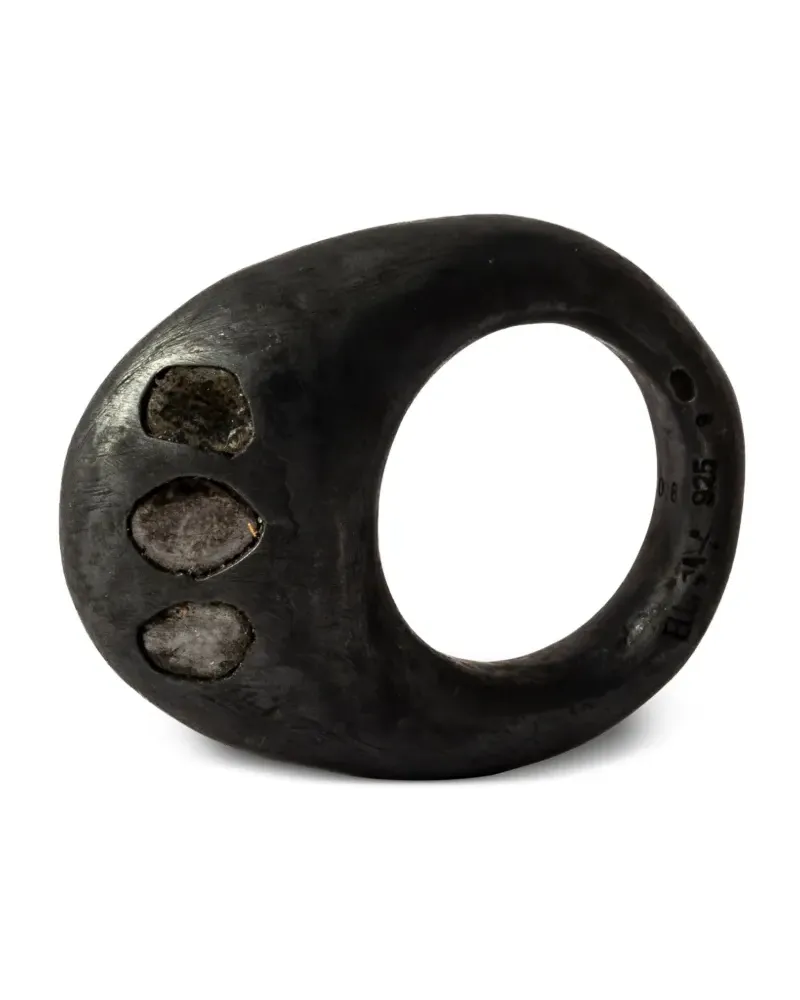 Parts Of Four Tall Mountain Diamant-Ring - Schwarz Schwarz
