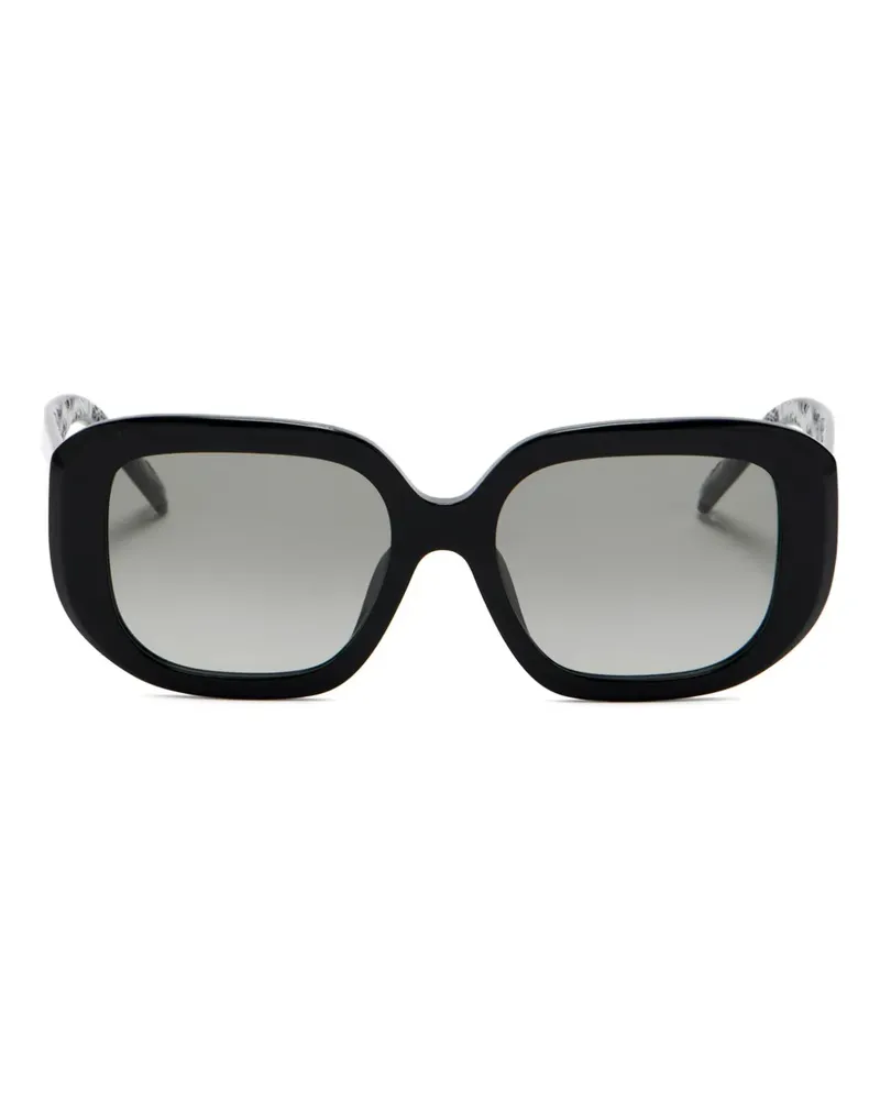 Tory Burch Sonnenbrille mit eckigem Gestell - Schwarz Schwarz