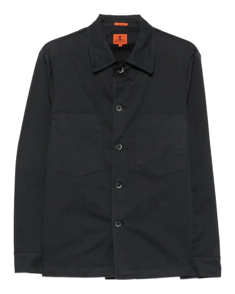 BARENA Fio buttoned overshirt - Blau Blau