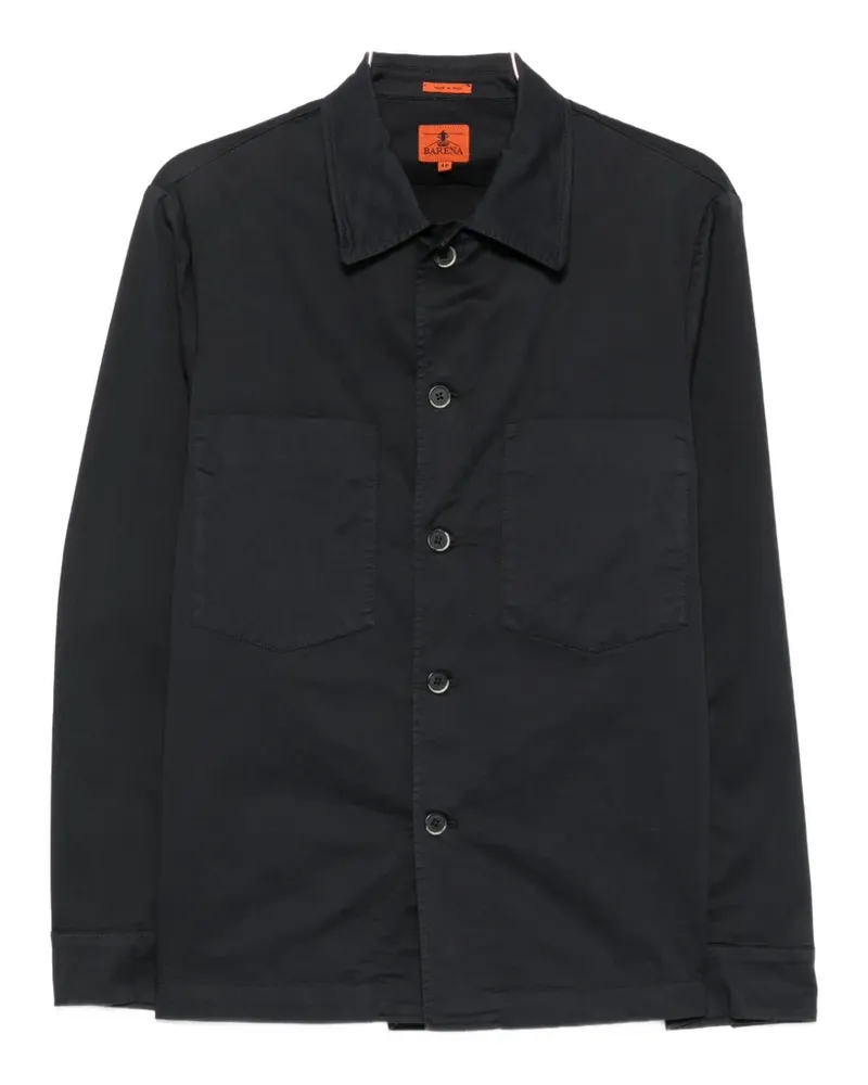 BARENA Fio buttoned overshirt - Blau Blau