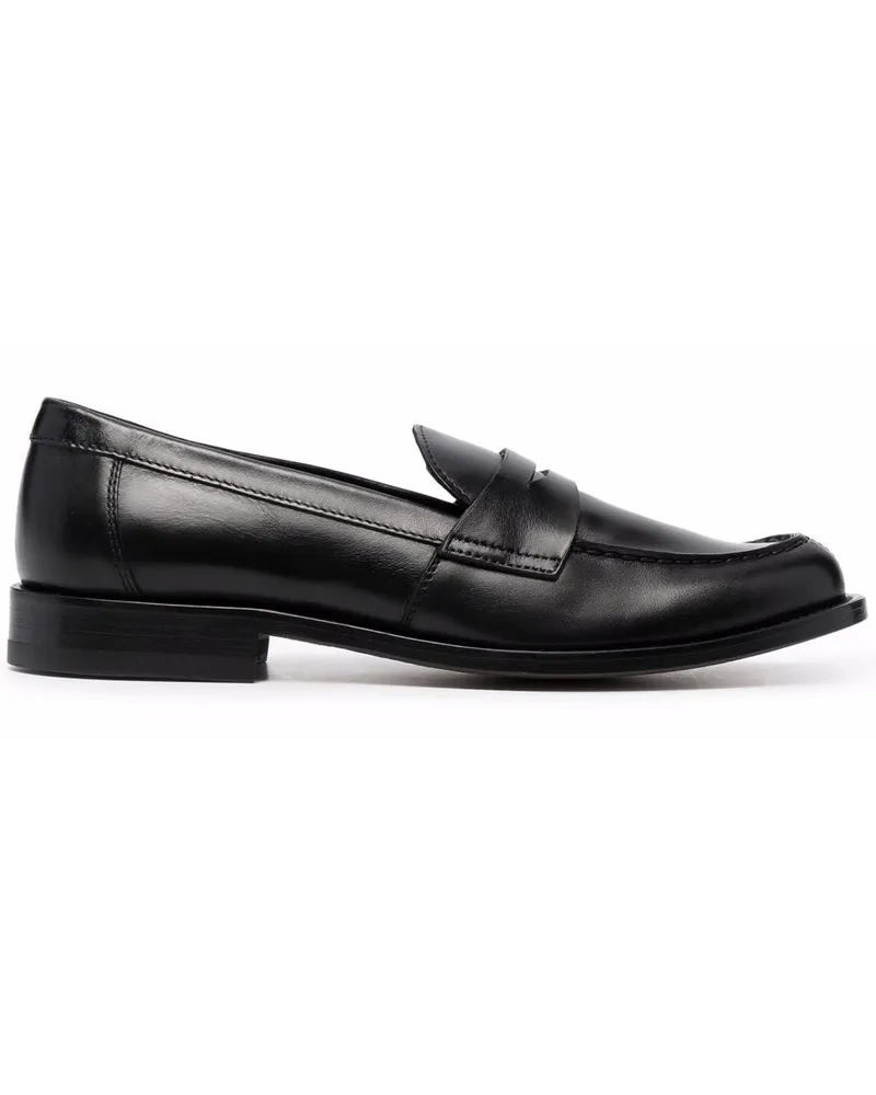 Scarosso Harper Penny-Loafer - Schwarz Schwarz