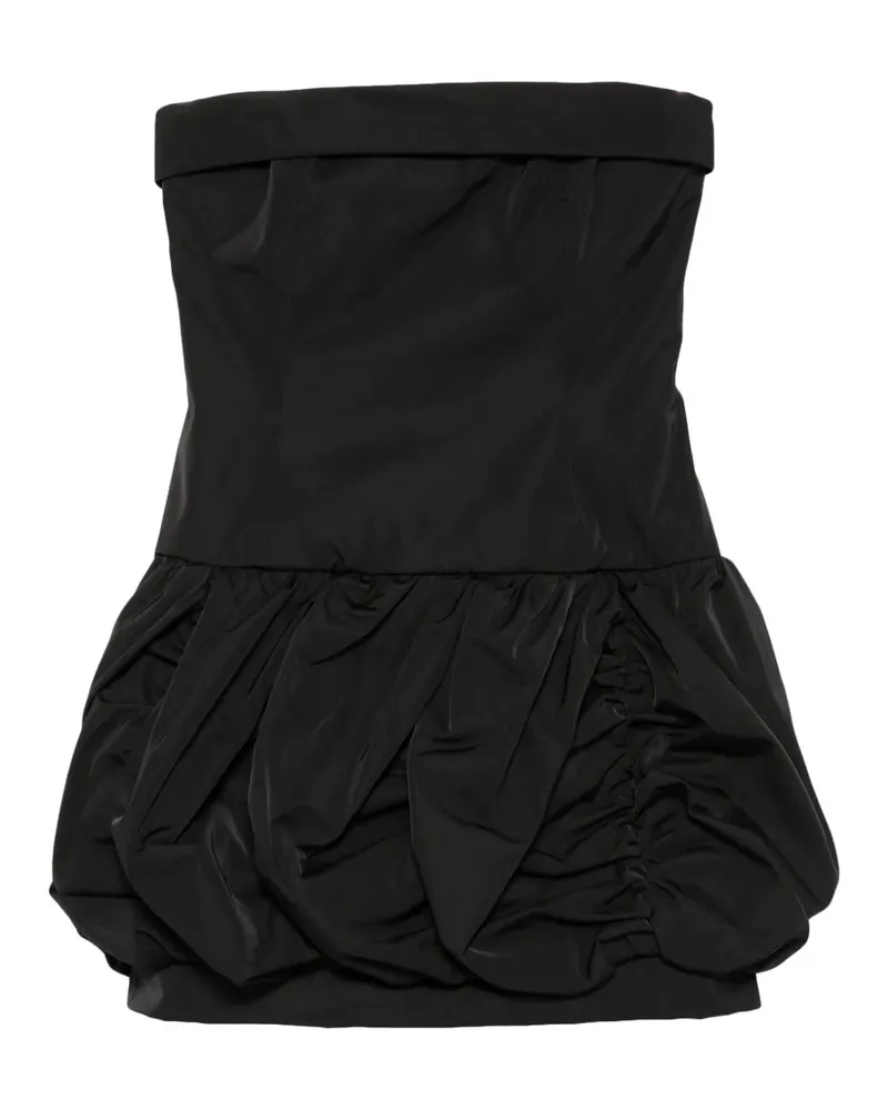 Viktor & Rolf Schulterfreies Pumpkin Bubble Minikleid - Schwarz Schwarz