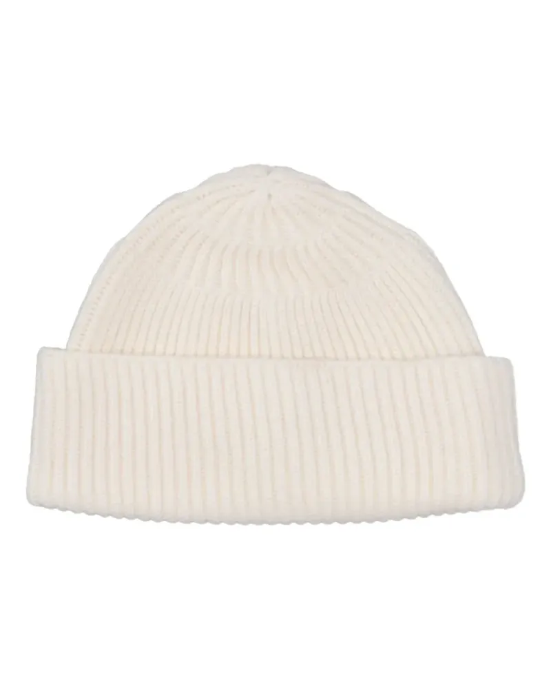 P.A.R.O.S.H. P.A.R.O H. ribbed beanie hat - Nude Nude