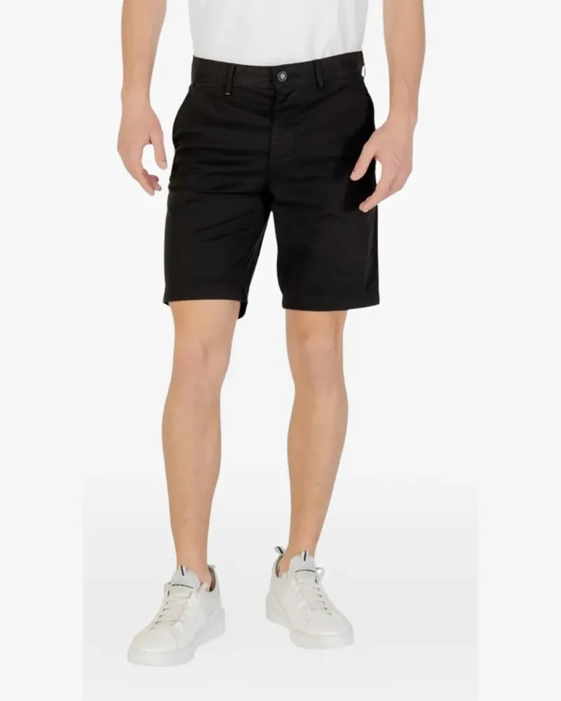 HUGO BOSS button-fastening shorts - Schwarz Schwarz
