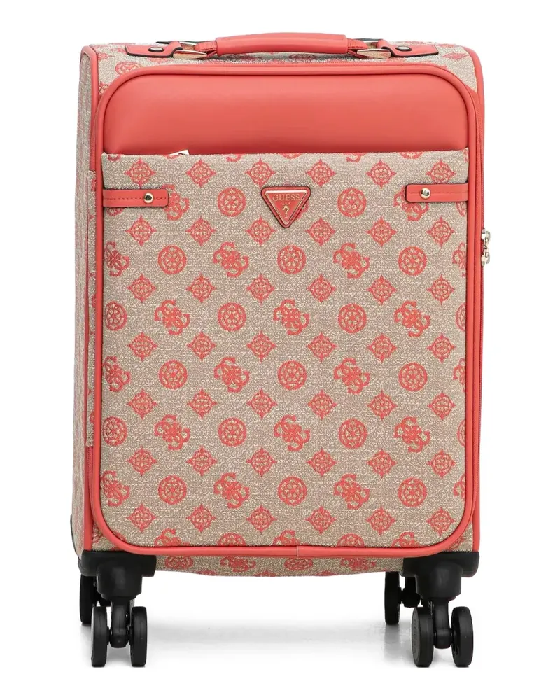 Guess Hartschalenkoffer mit Monogramm - Orange Orange